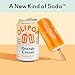 Olipop Prebiotic Soda Pop, Orange Cream, Packed with Prebiotics, Fiber and Botanicals, 12 Oz Can