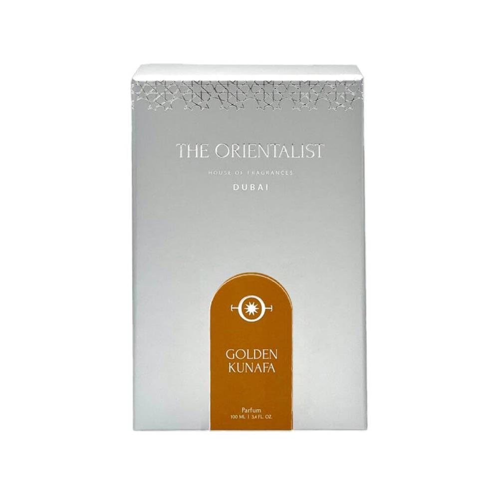 The Orientalist Golden Kunafa Parfum 100ml | Gourmand Orientale, Note di Caramello e Miele, Fondo Vaniglia e Muschio, Fragranza Unisex, Scia Calda e Persistente