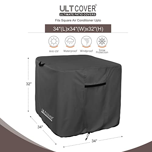 image for ULTCOVER Waterproof Square Air Conditioner Cover for Outside AC Units 