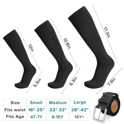 Image of Baseball Socks and Belt Combo for Youth Adult - Softball Socks and Belt for Boys and Girls