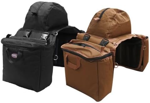 Showman Heavy Nylon Saddle Bag w/Insulated & Detachable Side Coolers