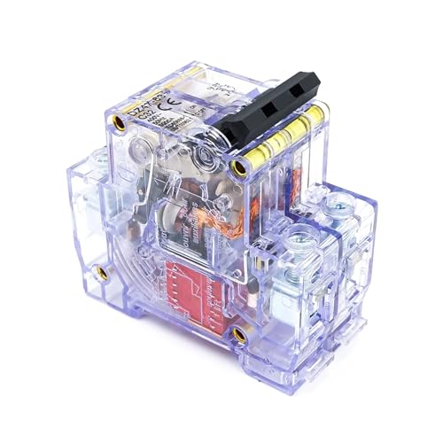 Disjoncteur transparent DZ47 2P 25A pour rail DIN 230V 400V - 3