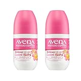 Avena Instituto Espanol Deodorant Roll-On Suave, Long-Lasting, Non-Alcohol, 2-Pack of 2.50 Oz each, 2 Bottles