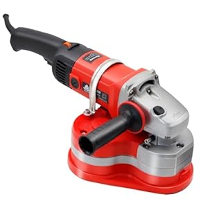 Electric Diamond Polisher Machine with 3pcs Diamond Concrete Grinding Wheels for Polishing and Cleaning Stone Concrete Surface, Cement, Marble, Rock, Granite, and Thinset Removing