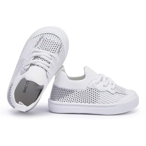 Image of BMCiTYBM Baby Sneakers Girls Boys Lightweight Breathable Mesh First Walkers Shoes 6-24 Months