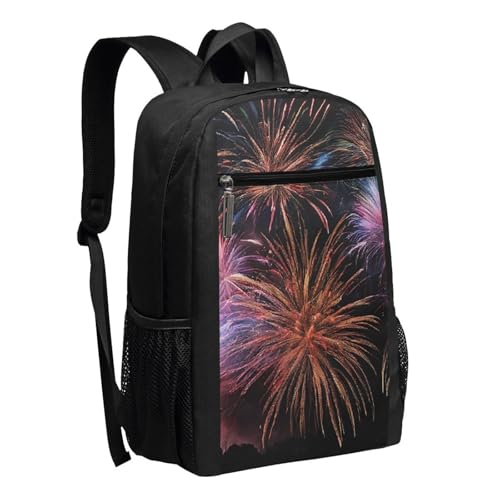 Explosion Firework 3d Backpack 17 Inches, Unisex Sports Rucksack, Large-Capacity Travel Bag, Business Backpack.2