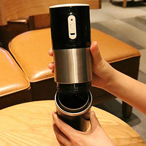 Coffee Grinder Portable Automatic Coffee Grinder Usb Charging Coffee Machine Stainless Steel Cup Coffee Grinder (Color : White, Design : 110V) #TOP7