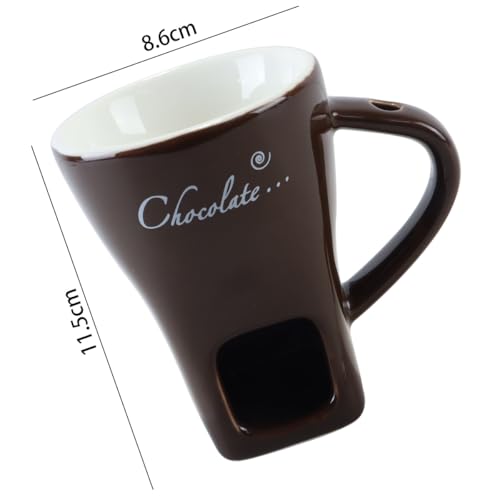 Gobelet fondue au chocolat pour tremper vos biscuits et fruits - 8