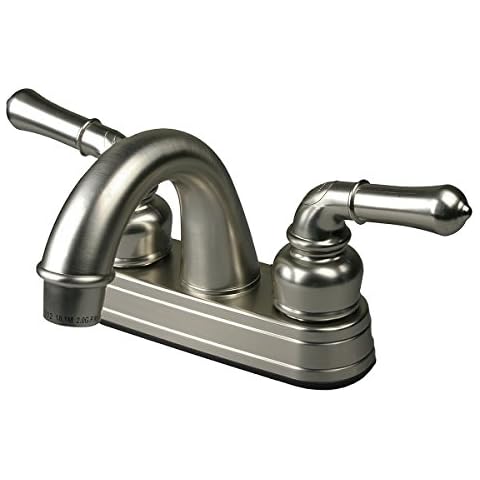 RV Mobile Home Motor Bathroom Bath Sink Faucet, Brushed Nickel Cover
