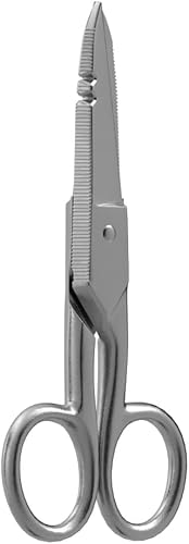 Miniatura 7 de Klein Tools Tijeras de electricista de acero inoxidable 2100-9 con muescas de pelado 5-14 pulgadas