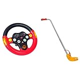 Produkt 1: rot, schwarz BIG 800056459 - Bobby cars, Zubehör Verkehrssounds Wheel, schwarz, rot & 800056453 - Schubstange