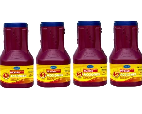 Invernador en Pastillas, Dosificador Automatico de Invierno, Tratamiento invernada Piscina, Invernaje y conservación, disolucion Lenta, biocida Especial multiaccion, 4 Kilos Pack de 4 Unidades