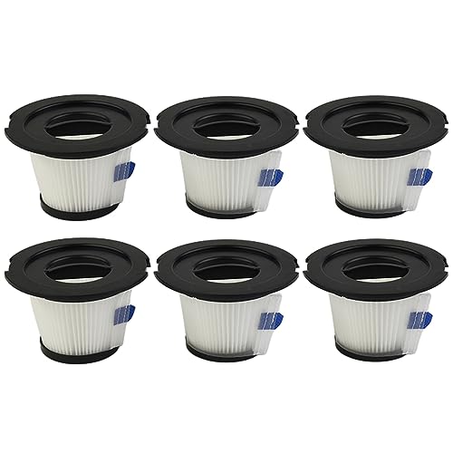 Lot de 6 filtres HEPA de rechange compatibles avec aspirateur pour Moosoo K17 H.Koenig