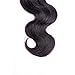 DFX Hair (TM) 8~30 inches Brazilian Virgin Human Hair Extension Body Wave, Pack of Three, 100g/Bundle, 8A Natural Color Weft (12 12 12)