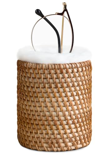 Mkono Rattan Plush Lined Holder