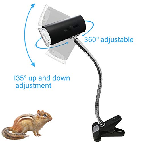 Gabraden Reptile Pet Coop Heater 50W Safer Than Brooder Lamps Used For Rabbits, Chickens, Hamsters And Other Small Animals (Black) #TOP3