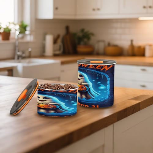 Envase hermético de acero inoxidable para café de 17 oz miniatura 6