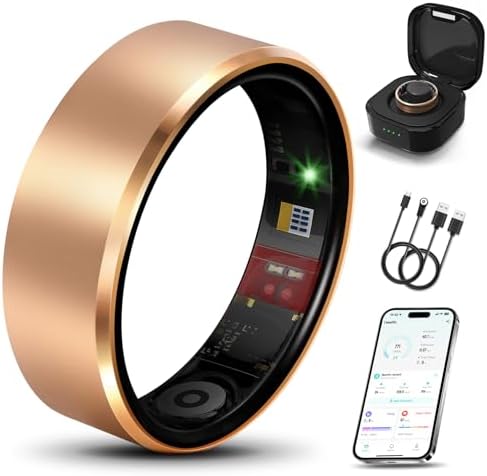 Anillo Inteligente 2.0 para Mujeres y Hombres, Ultra Delgado, Res...