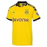 Das Fan-Trikot aus doppelt gestricktem Material und mit EVONIK Sponsorenlogo lässt Kinder in die Rolle von Reus, Hummels oder Götze schlüpfen. BVB-Shirt mit offiziellem Vereinswappen auf der linken Brust.