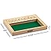 Wooden 9# Shut The Box Game - Mini Travel Set - Simple funny Family, party board game