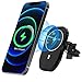 Produktbild Udaily 15W Magnetisches Kabelloses Handyhalterung Auto Ladegerät, Kabelloses Ladegerät kompatibel mit MagSafe Autohalterung, nur für iPhone 12/12 Pro/12 mini/12 Pro Max (Lüftung Clip)