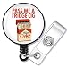 SEIRAA Diet Drinks Badge Reel Diet Drinks Lover Gifts Soda Drinks Gifts Soda Drinker Badge Reel Pass Me A Fridge Cig Badge Holder (A Fridge br)
