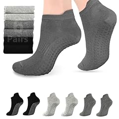 6 Pairs-2 Black/2 Light Gray/2 Dark Gray