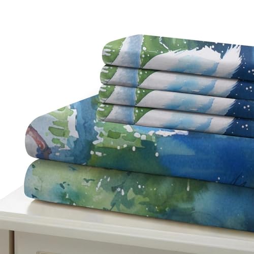 Housse de couette sushi 3D hypoallergénique et thermorégulatrice en microfibre douce - 7