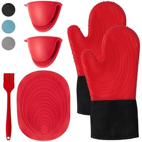 Gants de cuisine WUFANC en silicone Cover
