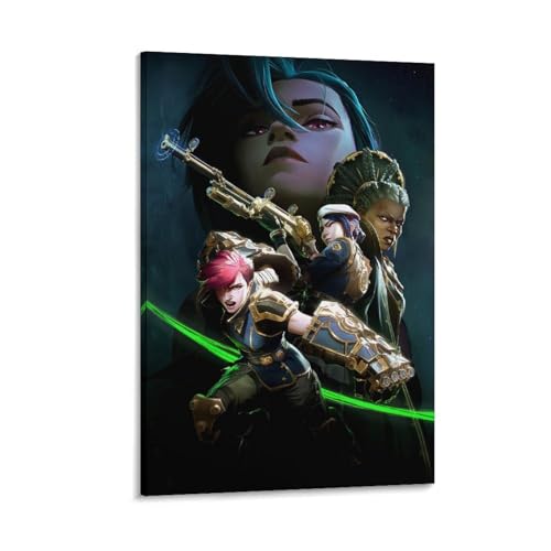 2024 Arcane Season 2 Jinx Anime Movie Poster Decorative Painting Canvas Wall Art Living Room Posters Bedroom Painting 08x12inch(20x30cm) -  EsEntL, d888qrbueml6