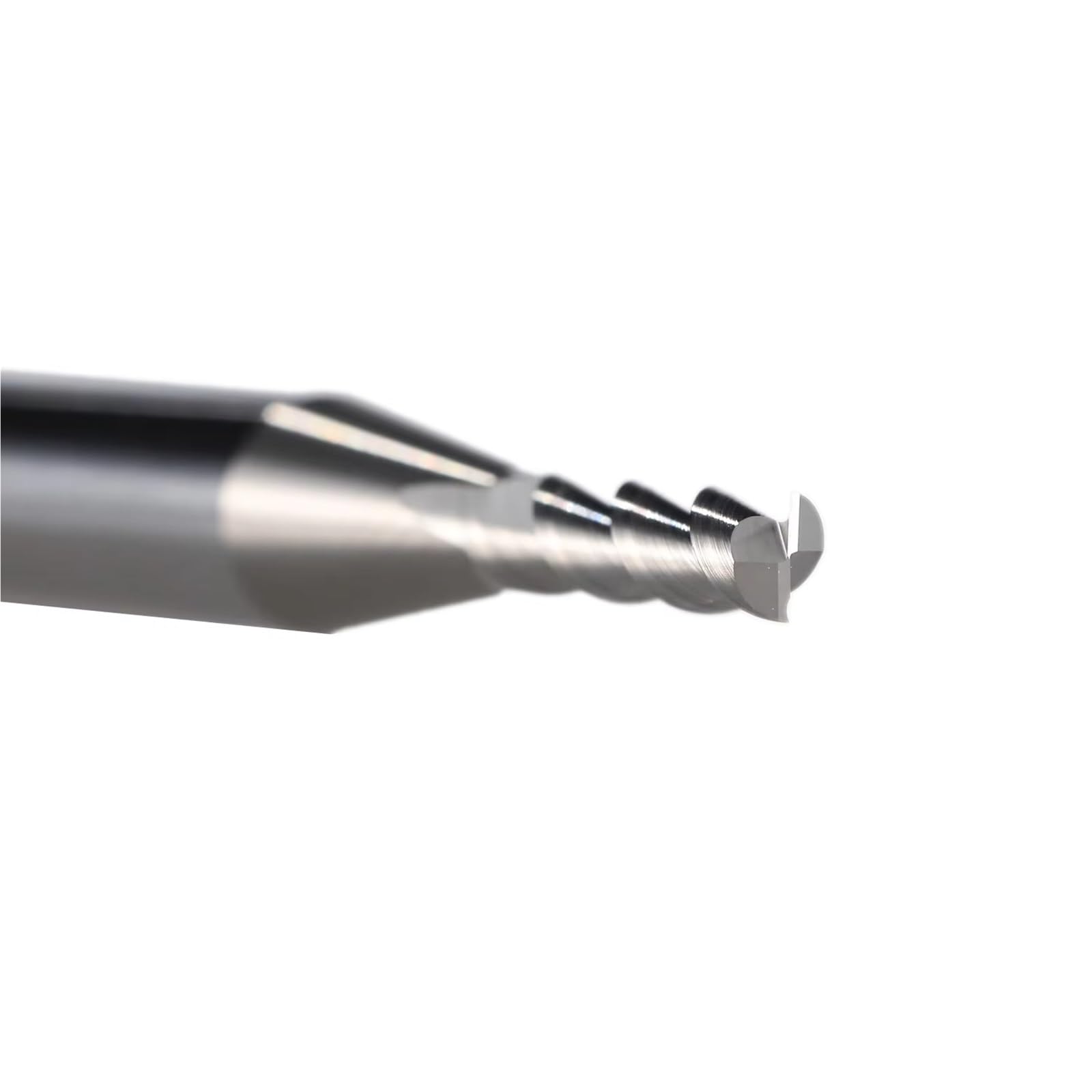 Accessori per Torni AL-2E AL-2EL 1-20mm Punta per fresa a codolo cilindrico Fresa in alluminio non rivestito in metallo duro integrale ad alta efficienza di lavorazione da 6 mm(1PC,AL-2EL-D16.0)