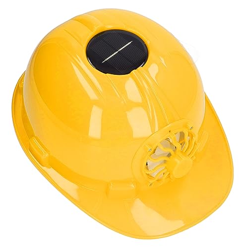 Tampa Rígida Solar, Capacete Plástico Ecológico Com Resistência Ao Choque, Ventilador Solar, Leve pa