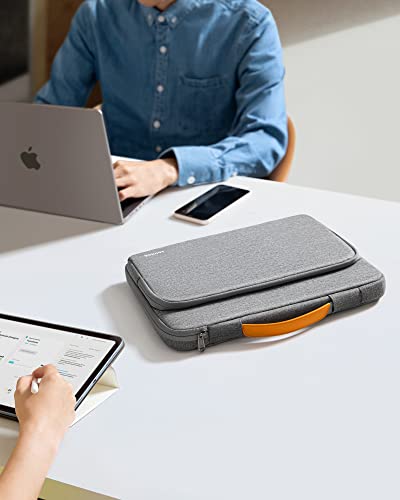 Image of tomtoc 360 Protective Laptop Sleeve for 14-inch MacBook Pro M1 /A2442 Pro /Max 2021, 13-inch MacBook Air M2 /A2681 2022 with Hardshell, Shockproof, Water-Resistant Laptop Accessory Case