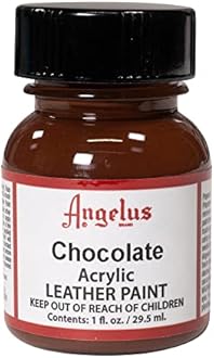 Angelus Acrylic Leather Paint, 1 Fl Oz (Pack of 1), Chocolate