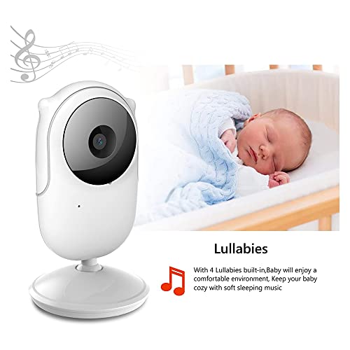 Baby Monitor Babá Eletrônica Monitor Bebê Tela 2.4 polegadas Tecnologia Sem Fio 2.4Ghz Microfone Com