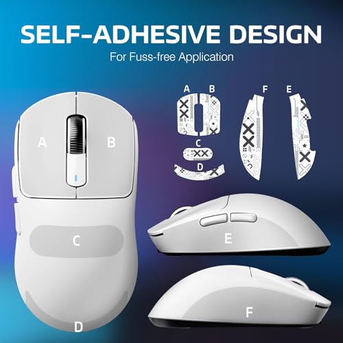 Image of ATTACK SHARK X3 PRO 4K /8K Lightweight Wireless Gaming Mouse with Tri-Mode(Wired /2.4GHz /BT),PAW3395 Optical Sensor,26K DPI,Kailh GM8.0 Switch,Long Battery,7 Buttons for PC /Laptop /Win /Mac(White+Sticker)