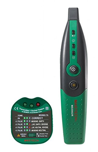MASTECH ms5902 Interruptor automático de circuito detetor de tomada de corrente