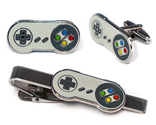 Snes Super Nintendo Tie Clip, Nes Nintendo Controller Cufflinks, Retro Gaming Jewelry, Snes Cuff Links, Super Mario Brothers Legend Of Zelda Metroid Wedding Groomsman Groomsmen Gifts #TOP2