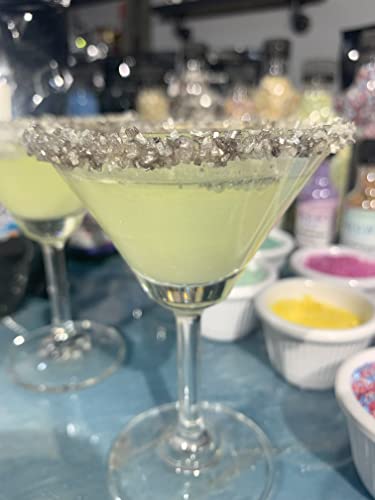 Snowy River Cocktail Salt Blends - Naturally Colored Kosher Margarita Salt for Cocktail Rimming and Decorative Salt Uses (Jewels, 2oz Bottle)