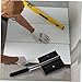 Hoement Heavy Duty Steel Handle Rubber Hammer for Tapping Block Lvt Flooring Tool
