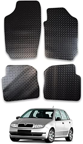 FSW - Compatible With Skoda Fabia 2021 On, Tailored Car Floor Mats - Black Carpet - Anti Slip Mat - Non Slip Car Floor Mat - Granulated Backing - 4 - View #3