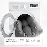 BEDSURE Hundekissen Grosse Hunde waschbar - 91x68cm hundematratze L für große, mittelgroße Hunde Outdoor gepolstert Hundematte grün in 10cm Höhe