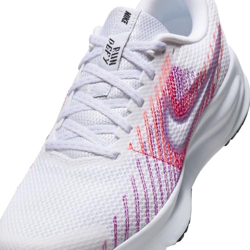 Nike Women's Run Defy Road Running Shoes, White/Hydrangeas-Bright Crimson, 9 by Nike - Used condition - US$61.10
