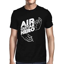 chabao 1Tee Mens Air Guitar Hero T-Shirt - Les Beatles, Paul McCartney, John Lennon, RIngo Starr, George Harrison