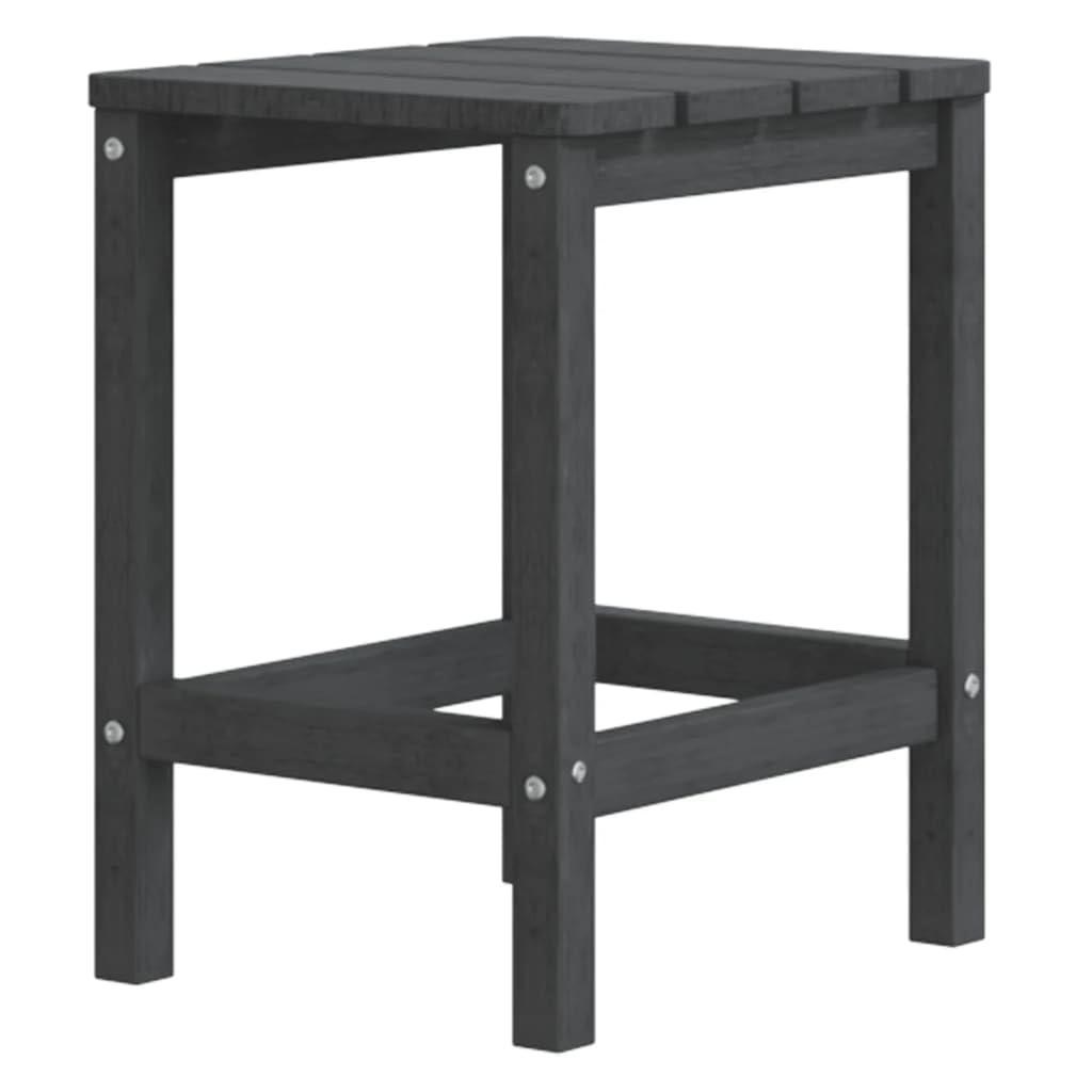 Adirondack Stolik ogrodowy HDPE na taras, 38 x 38 x 46 cm, minimalistyczny design do relaksu w pomieszczeniach mieszkalnych na świeżym powietrzu