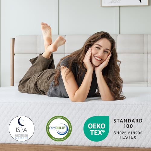 Novilla 10-inch Twin Memory Foam Mattress thumbnail 6