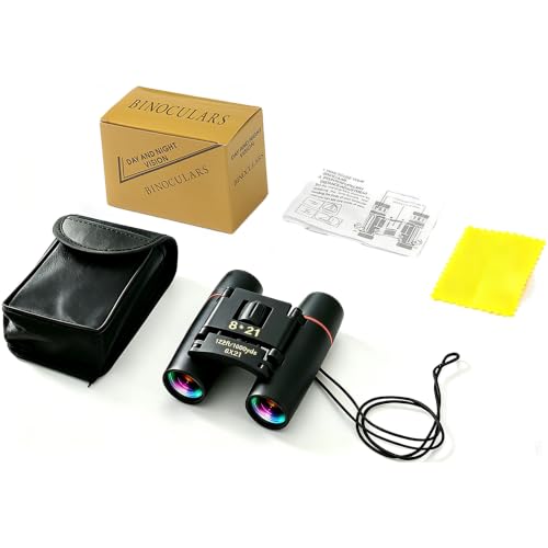 Binoculares compactos 8x21 para adultos miniatura 1