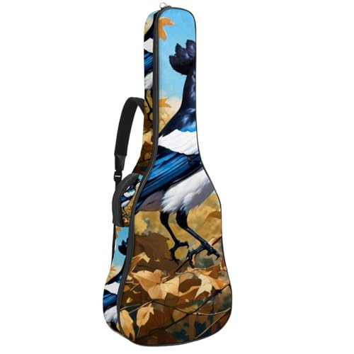 Sac pour guitare étanche et antichoc avec grand rangement pour acoustique