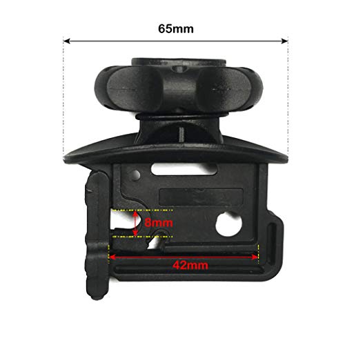 Kuguo Farm Fencing Screw On Round Post Clamping Insulator For Electric Fence Polytape Polyrope And Wires 25P #TOP1