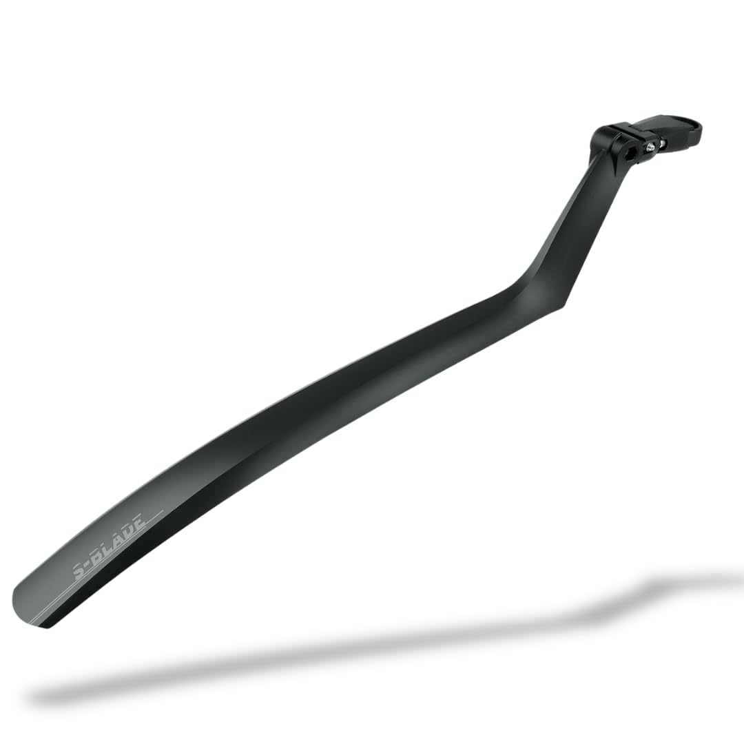 SKS GERMANY S-Blade Fixed Hinterrad-Schutzblech für Rennräder mit Diebstahlschutz, Fahrradzubehör (Feste Montage möglich, minimalistisches Design, Hochleistungskunststoff)
